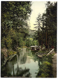 Canal walk Llangollen Vintage A4 Photo Print