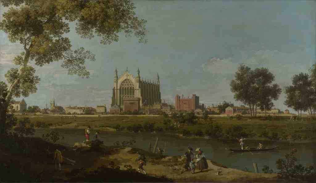 Canaletto Eton College A4 Photo Print