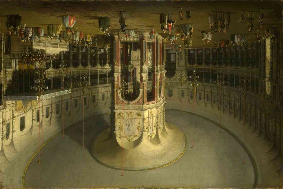 Canaletto London Interior of the Rotunda at Ranelagh 2019 A4 Photo Print