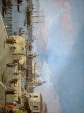Canaletto entrance to the grand canal from the west end of the molo A4 Photo Print