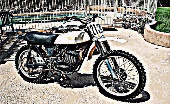 Canam Tnt125 motorbike A4 Photo Print