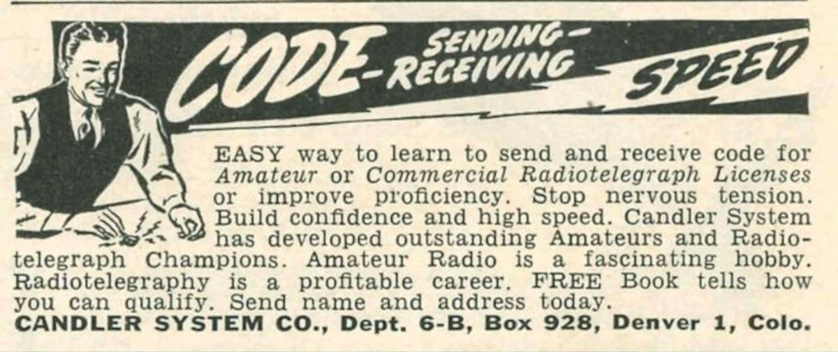 Candler Code Sending Vintage Retro Advert Poster A4 Photo Print