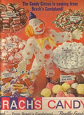 Candy Circus Rachs Vintage Retro Advert Ads A4 Photo Print