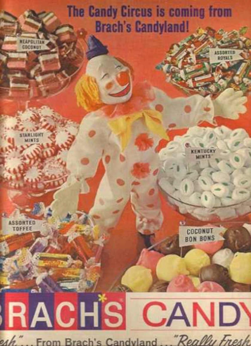 Candy Circus Rachs Vintage Retro Advert Ads A4 Photo Print