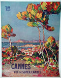 Cannes Super Vintage Retro Advert Poster A4 Photo Print