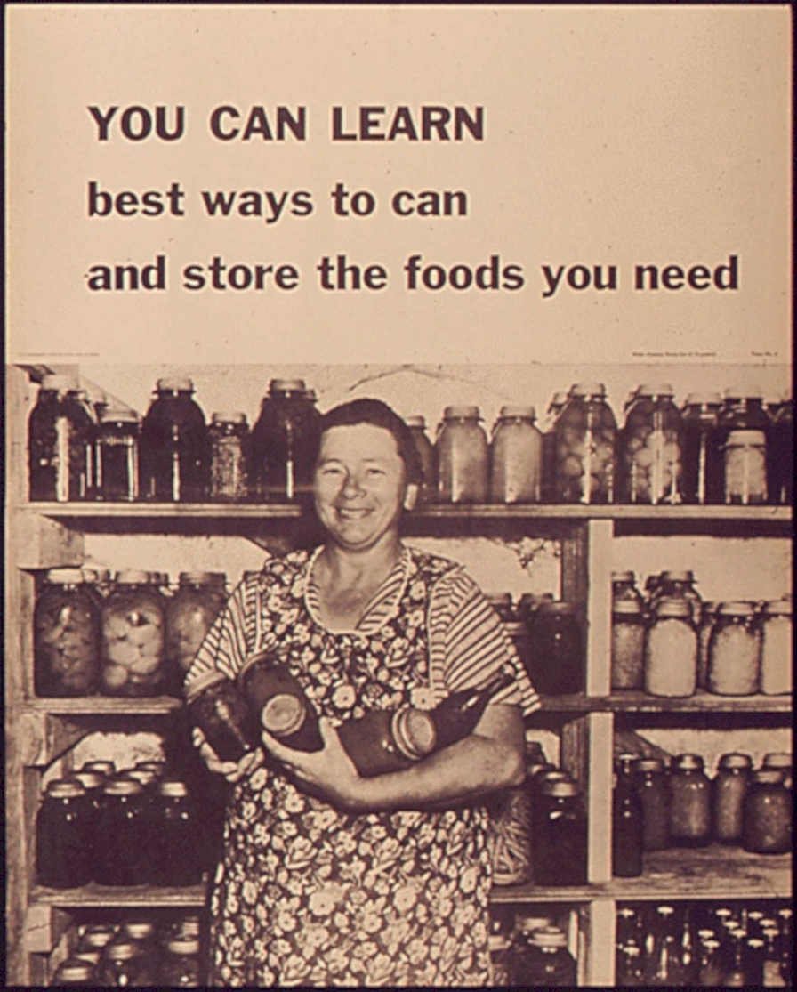 Canning Techniques Jars Vintage Retro Advert Poster A4 Photo Print