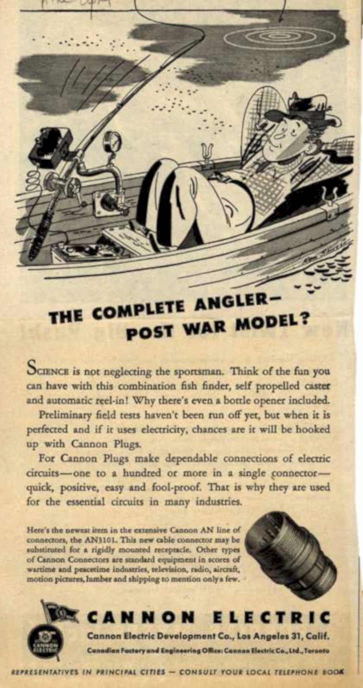 Cannon Angler Rods Vintage Retro Advert Ads A4 Photo Print