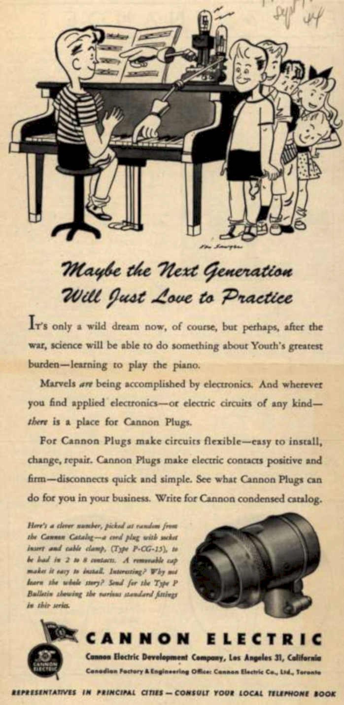 Cannon Electric Practice Vintage Retro Advert Ads A4 Photo Print