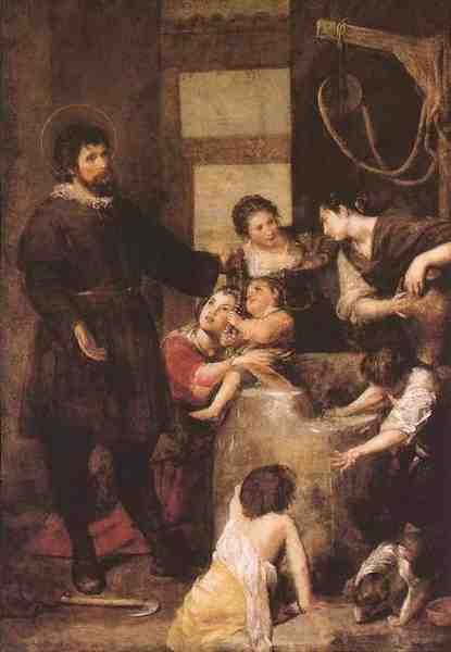 Cano Alonso The Miracle At The Well A4 Photo Print