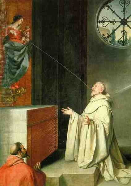 Cano Alonso The Vision Of St Bernard A4 Photo Print