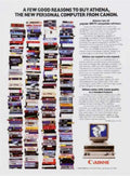 Canon Athena Computer Vintage Retro Advert Ads A4 Photo Print
