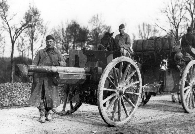 Canon De 75 Modele 1897 6 Military A4 Photo Print