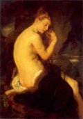 Canon Hans Sitzende Venus Mit Pelzmantel A4 Photo Print