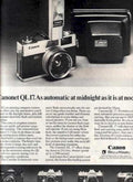 Canon Ql17 Camera Vintage Retro Advert Ads A4 Photo Print