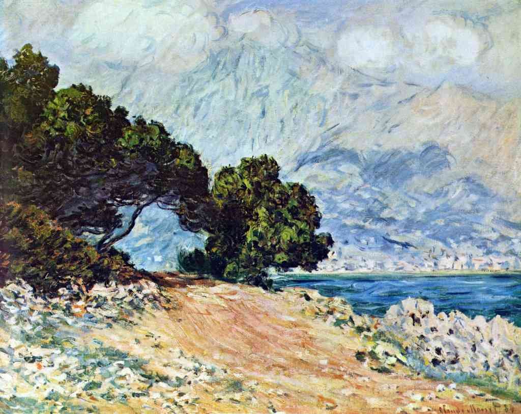 Cape Martin In Menton Monet A4 Photo Print