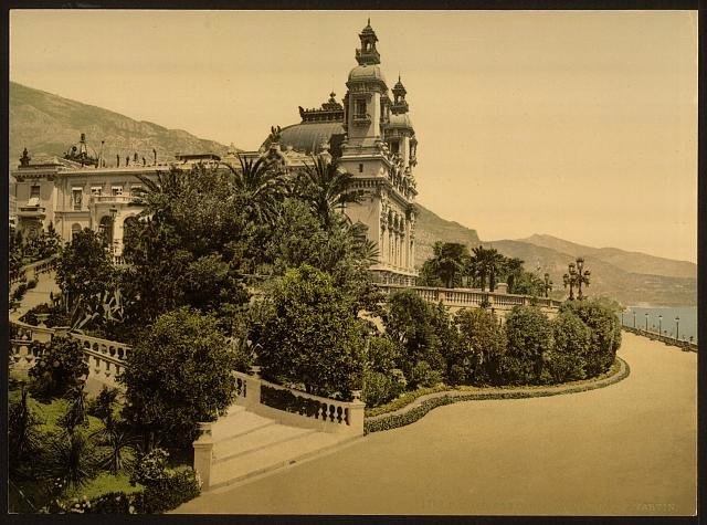 Cape Martin ie Cap Martin Monte Carlo Vintage A4 Photo Print