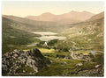 Capel Curig and Snowdon Vintage A4 Photo Print