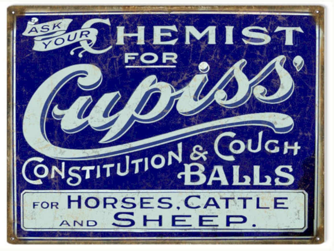 Capiss Constitution Balls Vintage Retro Advert Ads A4 Photo Print