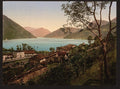 Capolago Lake Maggiore Vintage A4 Photo Print
