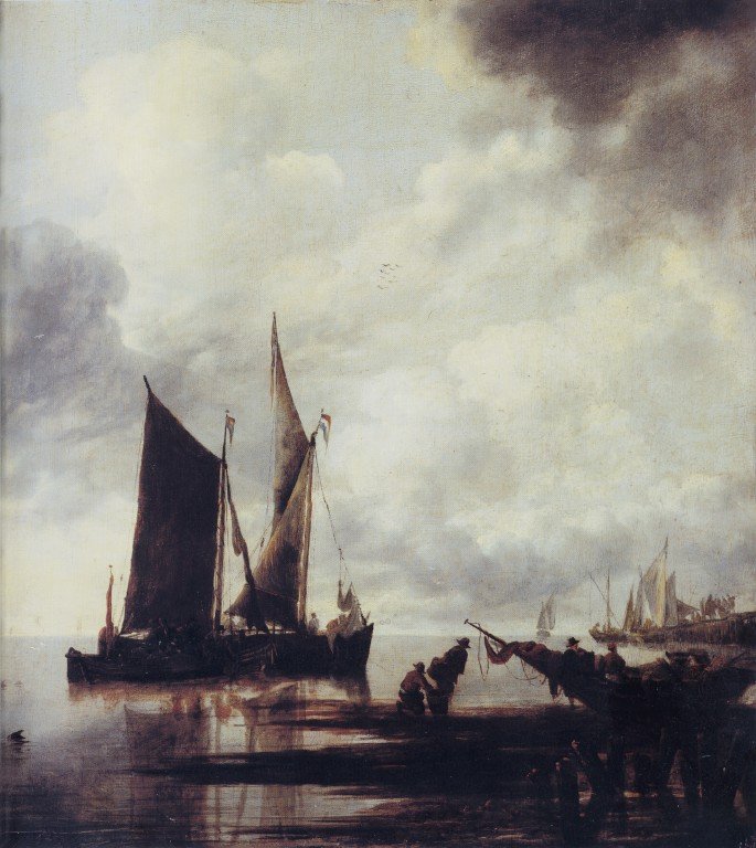 Cappelle 53Boats Art A4 Photo Print