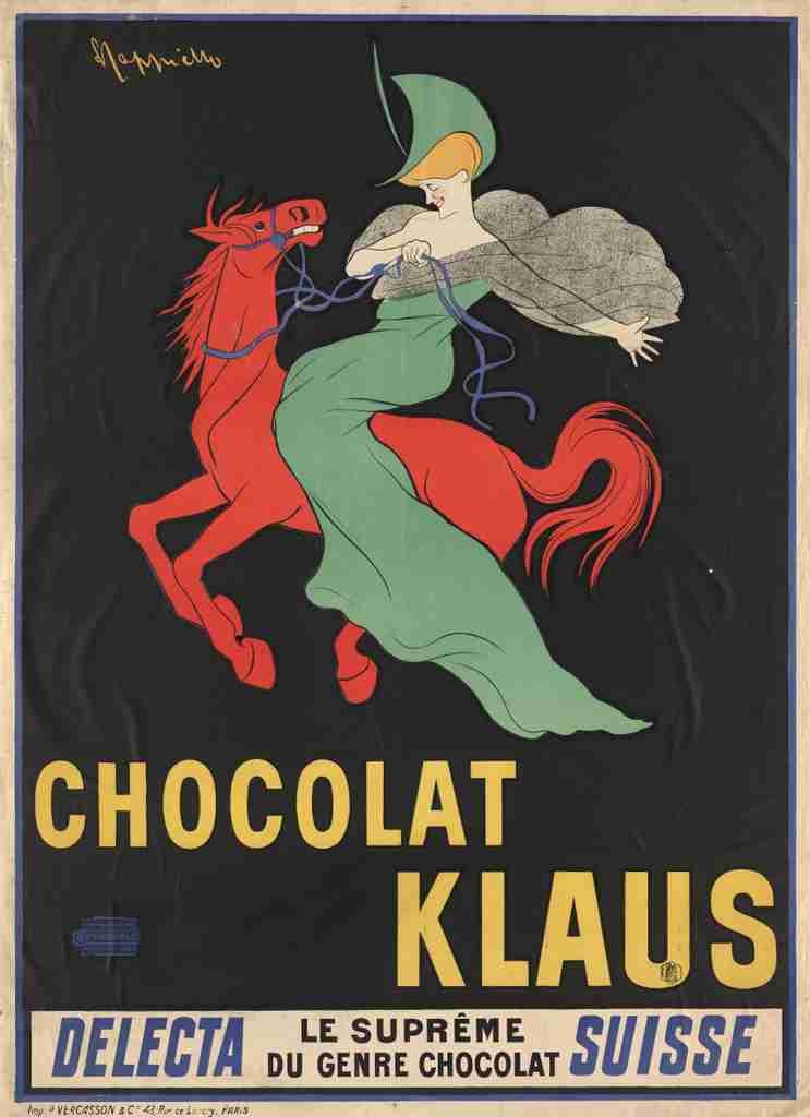 Cappiello Leonetto 1875 1942 Chocolat Klaus 1903 A4 Photo Print