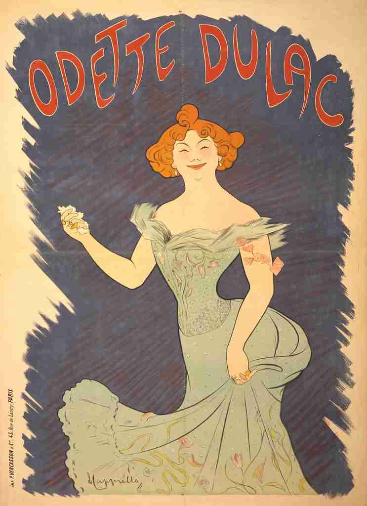 Cappiello Leonetto 1875 1942 Odette Dulac 1903 A4 Photo Print