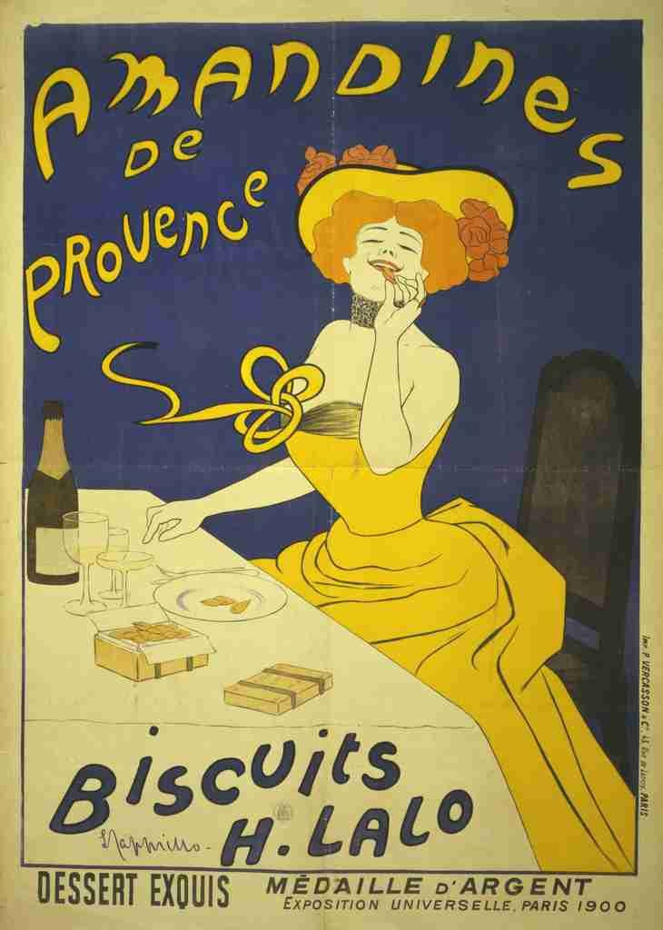 Cappiello Leonetto Amandines de Provence Biscuits H Lalo 1900 A4 Photo Print