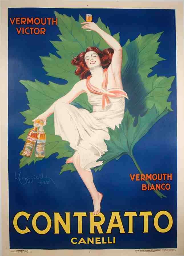 CappielloContBlu Vintage Advert A4 Photo Print