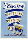 Capstan Cigarettes Poster Vintage Retro Advert Ads A4 Photo Print