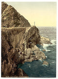 Capstone steps Ilfracombe Vintage A4 Photo Print