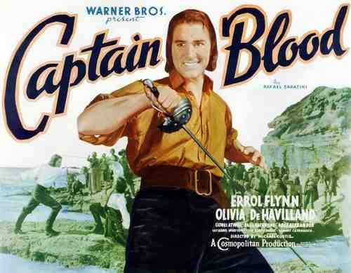  Captain Blood 02 film star poster A4 Photo Print