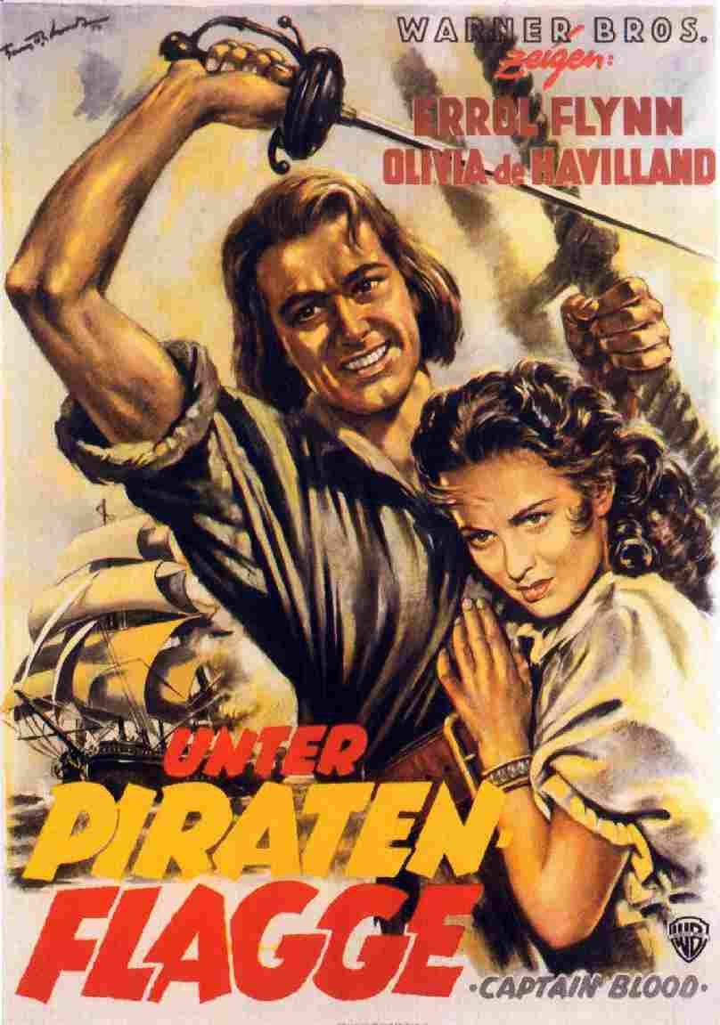 Captain Blood 1935 06  film star poster A4 Photo Print