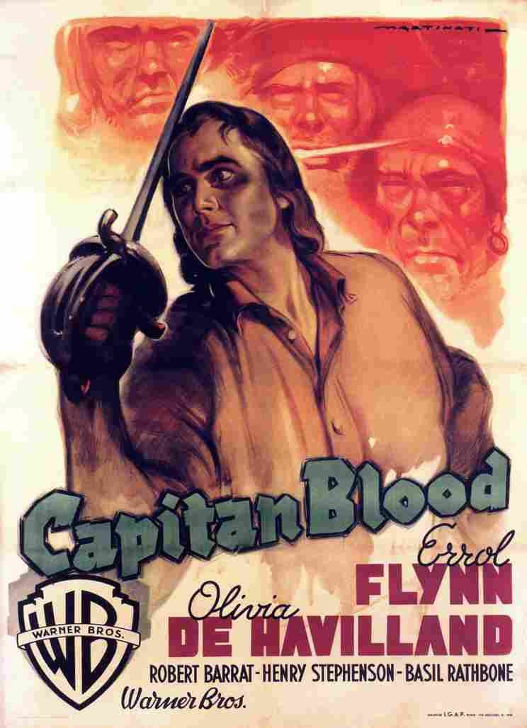 Captain Blood 1935 08  film star poster A4 Photo Print