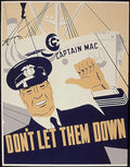 Captain Mac Down Vintage Retro Advert Poster A4 Photo Print