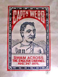 Captain Webb Channel 2 Vintage Retro Advert Ads A4 Photo Print