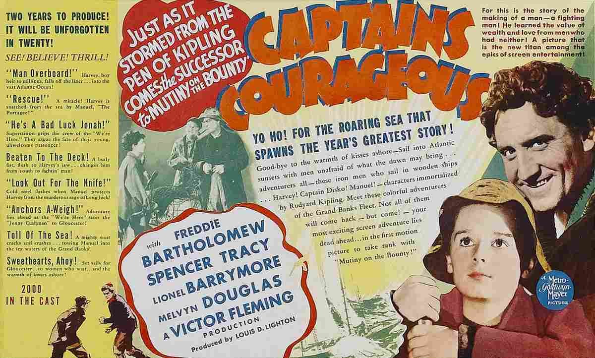 Captains Courageous 03  film star poster A4 Photo Print