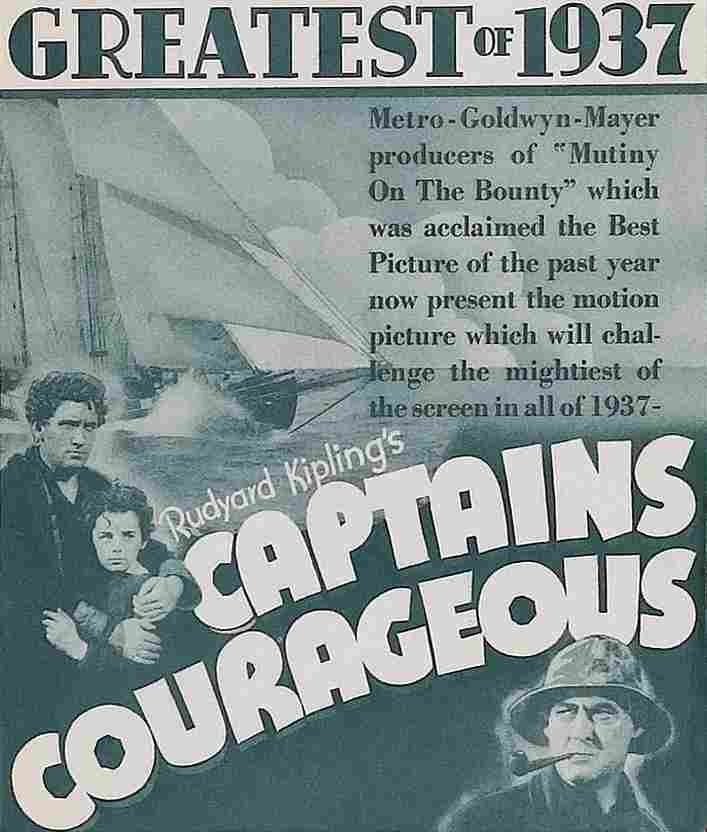 Captains Courageous 07  film star poster A4 Photo Print