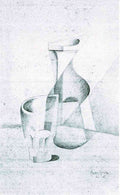 Caraffe And Glass Juan Gris Abstract Art A4 Photo Print