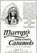 Caramel Chief Murrays Vintage Retro Advert Poster A4 Photo Print