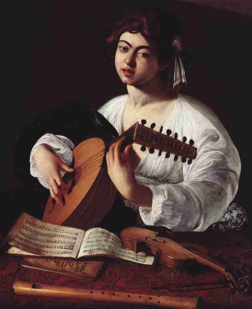 Caravaggio Michelangelo 1571 1610 The Lute Player 1596 A4 Photo Print