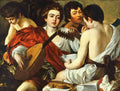 Caravaggio Michelangelo 1571 1610 The Musicians c1595 A4 Photo Print