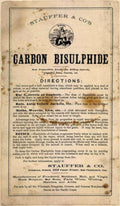 Carbon Bisulphide Stauffer Vintage Retro Advert Ads A4 Photo Print
