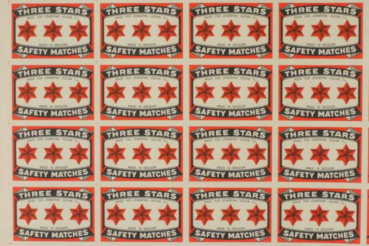 Cardboard Boxes Stars Vintage Retro Advert Ads A4 Photo Print