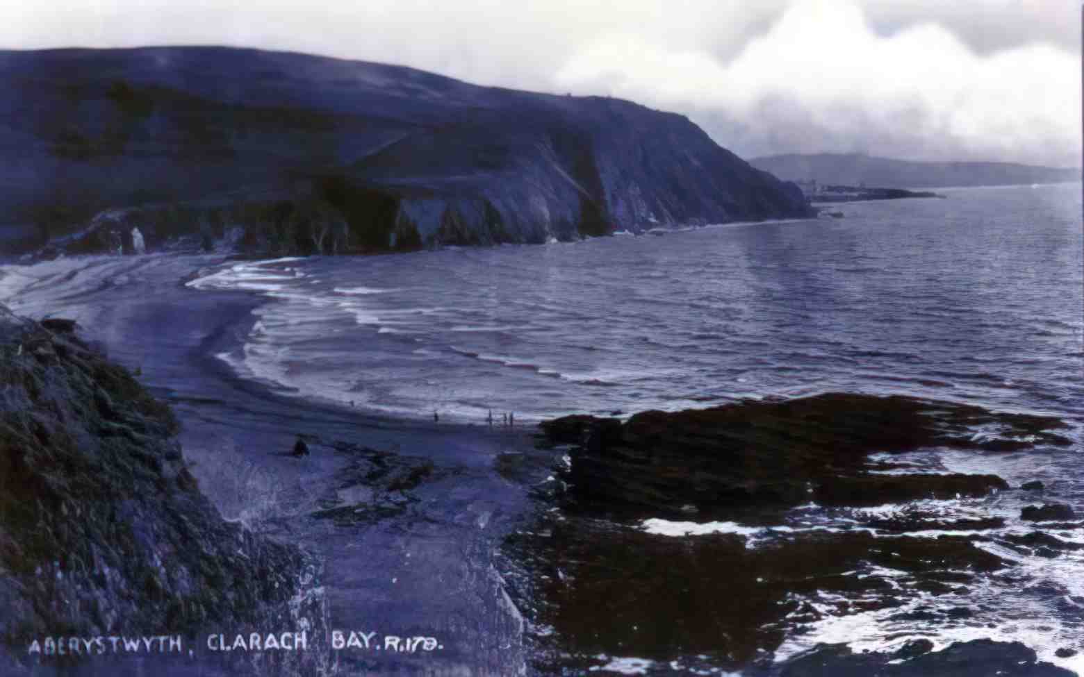 Cardiganshire Aberystwyth Clarach Bay 2 Vintage A4 Photo Print