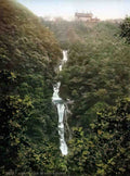 Cardiganshire Aberystwyth Devils Bridge Falls Vintage A4 Photo Print
