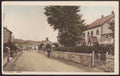 Cardiganshire Taybont Village Street Church & Man On Bicycle Vintage A4 Photo Print