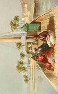 Carey MLM Four months in a Dahabëeh 1863 Boat crew A4 Photo Print