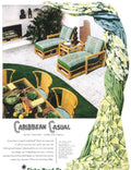 Caribbean Casual Rattan Vintage Retro Advert Poster A4 Photo Print