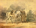 Carle Vernet carle vernet a mameluk leading his horse 2 A4 Photo Print