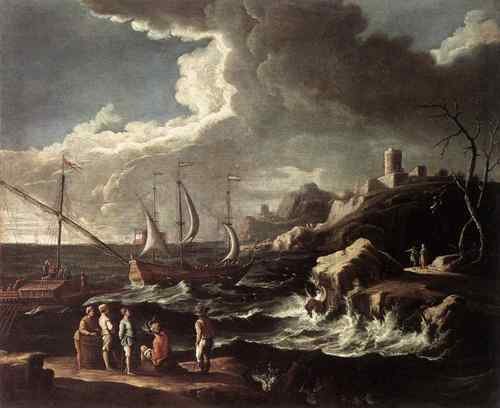 Carlevaris Luca Seascape 1690  A4 Photo Print